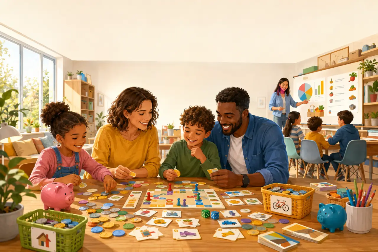 Jeux ludiques sur le budget en PDF : apprendre à gérer l’argent en famille ou en classe