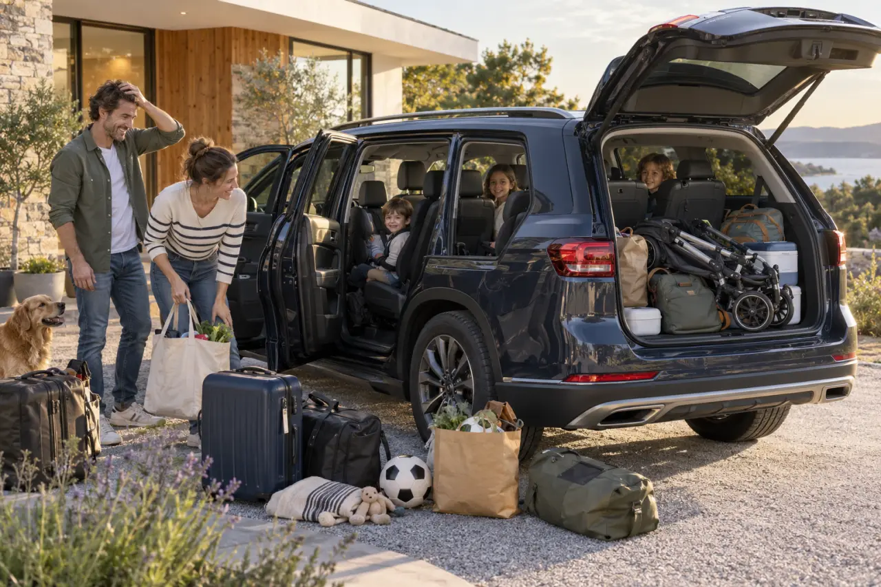 Voiture familiale : 7 places, mais pas toujours assez de coffre